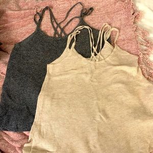 American Eagle 2 Knit Tanks set